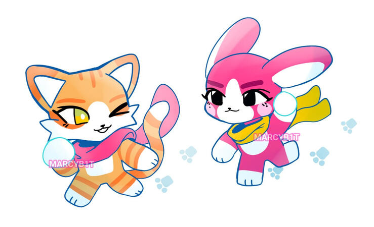 Snowball fight! Snowball fight!